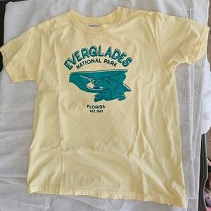 Everglades National Park Kids T-Shirt in Yellow